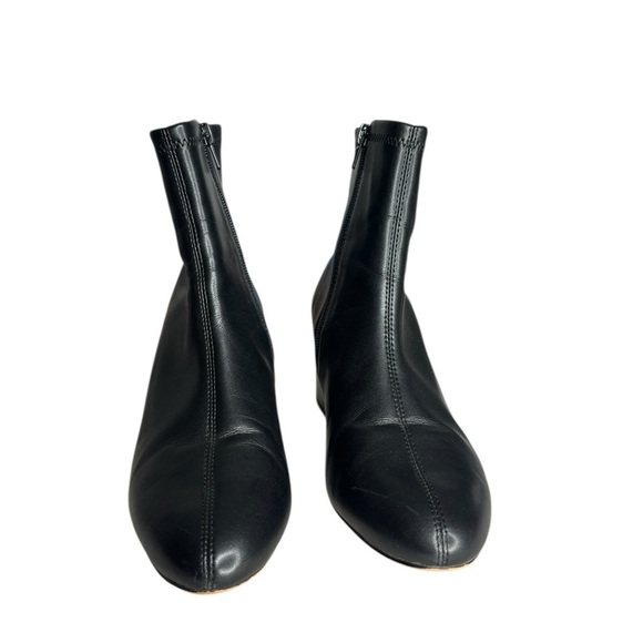 Chico's Tort Heel Black Boots Black Cheetah Size 8M - Picture 6 of 14